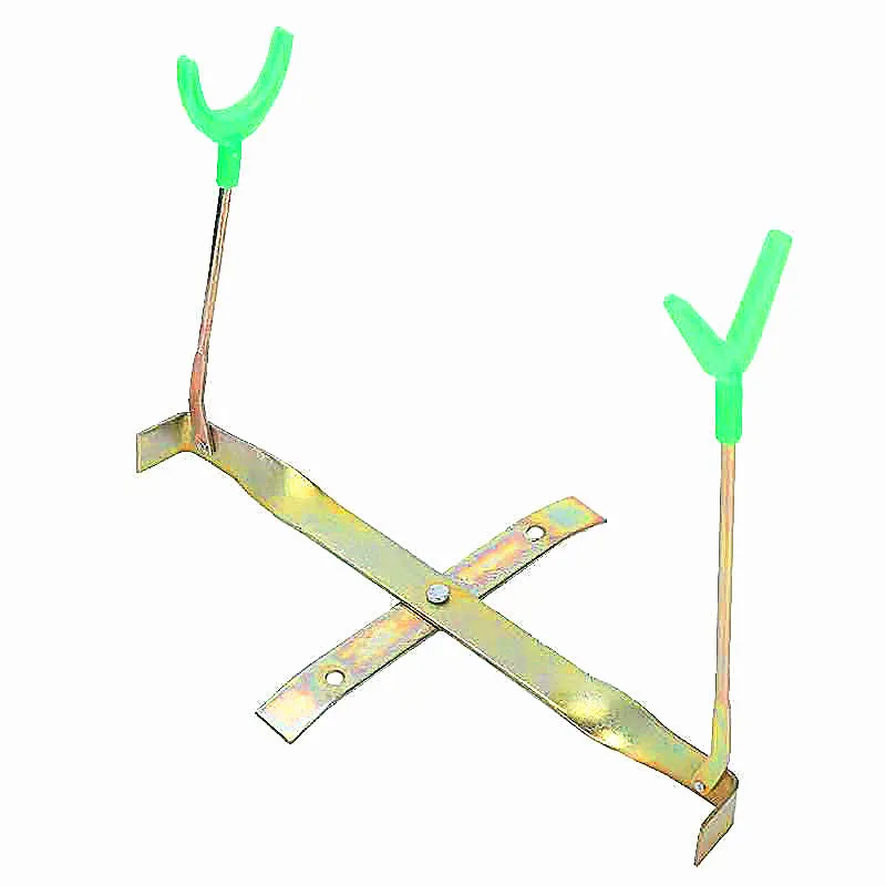 1PC Rod Racks Ice Fishing Rod Holder Winter Fishing Foldable Double Head Holder Winter Tackle Ice Supplies Accessories