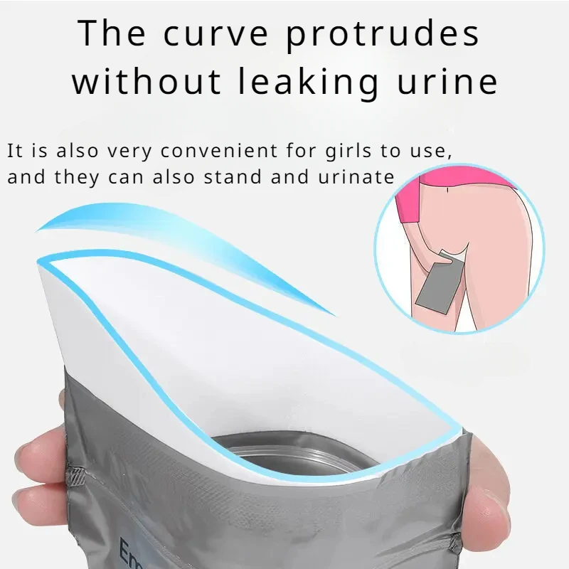 Car Toilet Self-driving Car Emergency Urine Bag Travel Disposable Portable Emergency Outdoor Camping Universal Urine Bag 700ML car urine bag