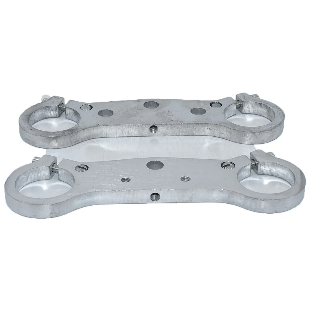Front Fork Yoke Forks Handlebar Riser Mount Bars inverted shock absorber device upper and lower For Mini Bike - Image 3