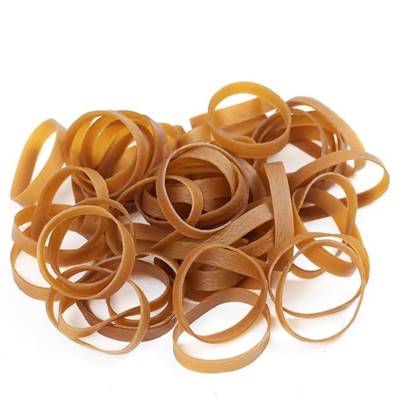 50Pcs Rubber Bands,50*8mm Elastic Bands,Stationery Holder Package Office Supplies Rubber Rings for School Home or Office Band images - 6