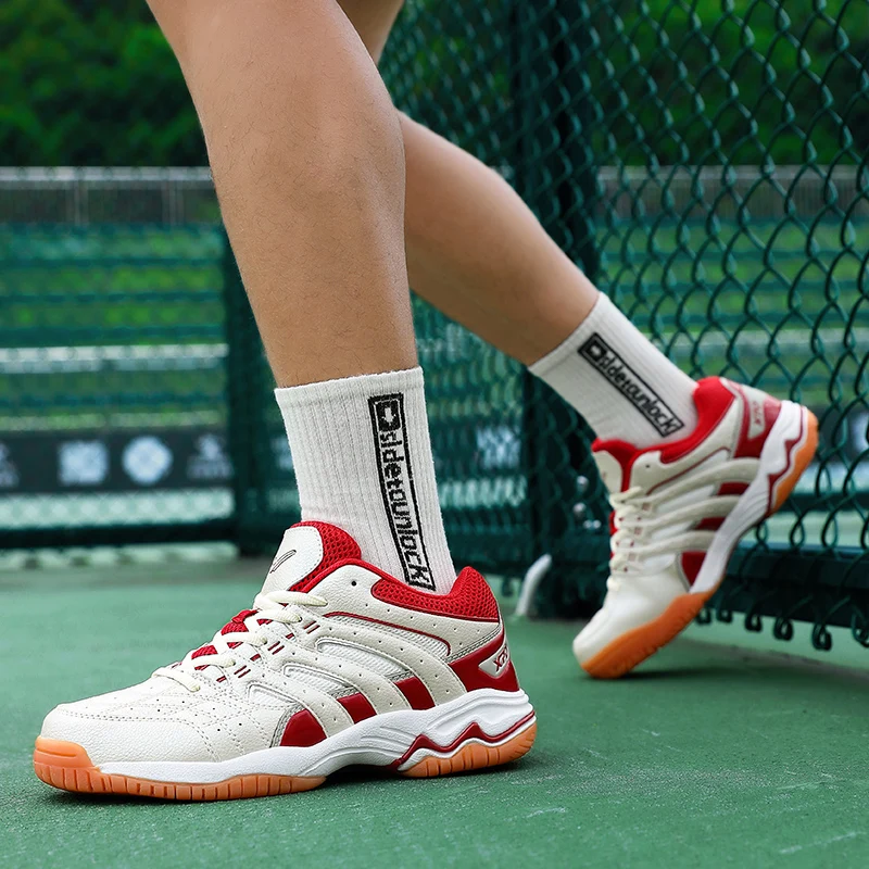 Men Professional Volleyball Shoes Couple Sport Shoes Badminton Tennis Athletic Training Table Tennis Men Sneakers