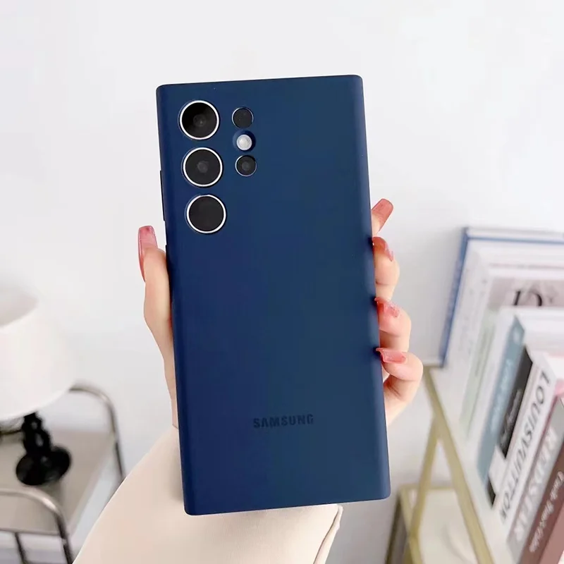 Luxury Soft Touch Anti-Shock Silicone Cover for Samsung Galaxy Ultra Series