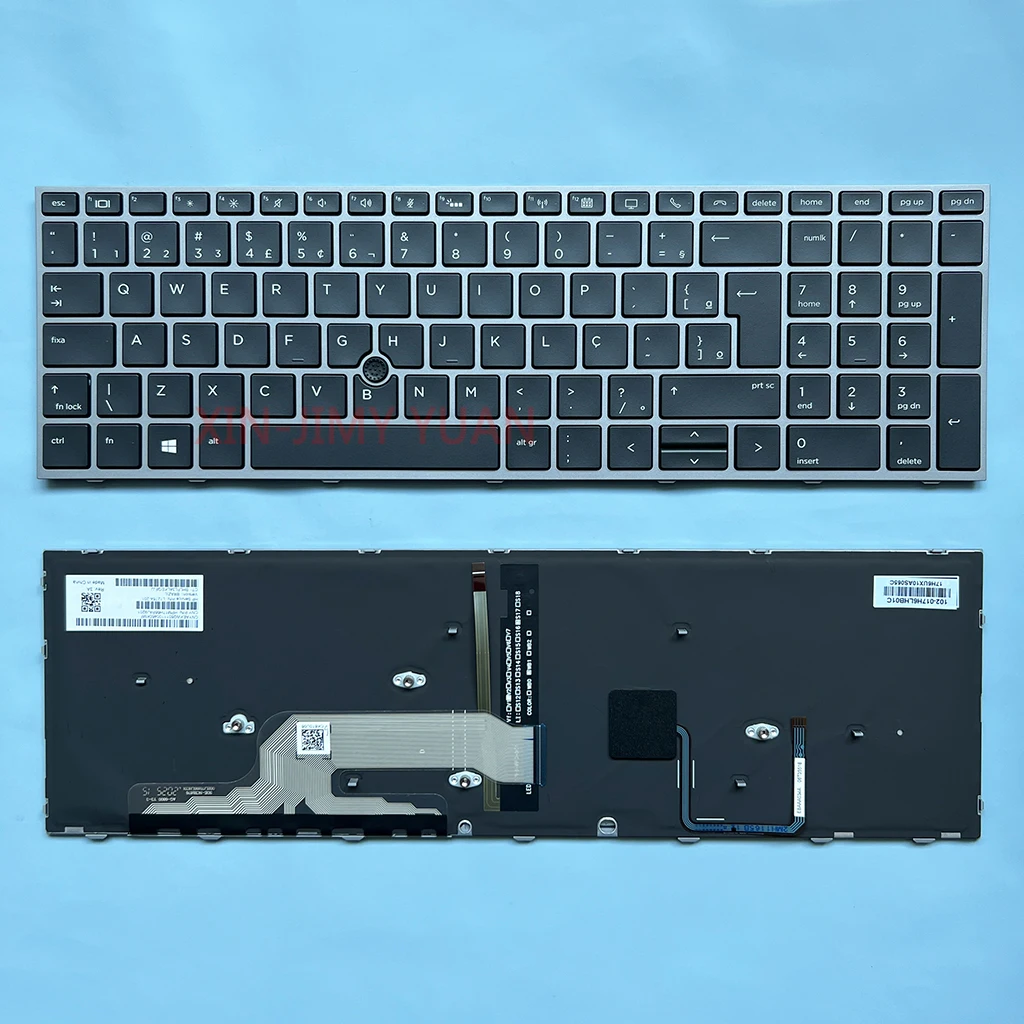 Tastiera Retroilluminata Brasiliana Zbook 15 G5 Per Hp Zbook 15 G5 Zbook 17 G5 Br Con Cornice Muslimate L12764-201 Muslimah