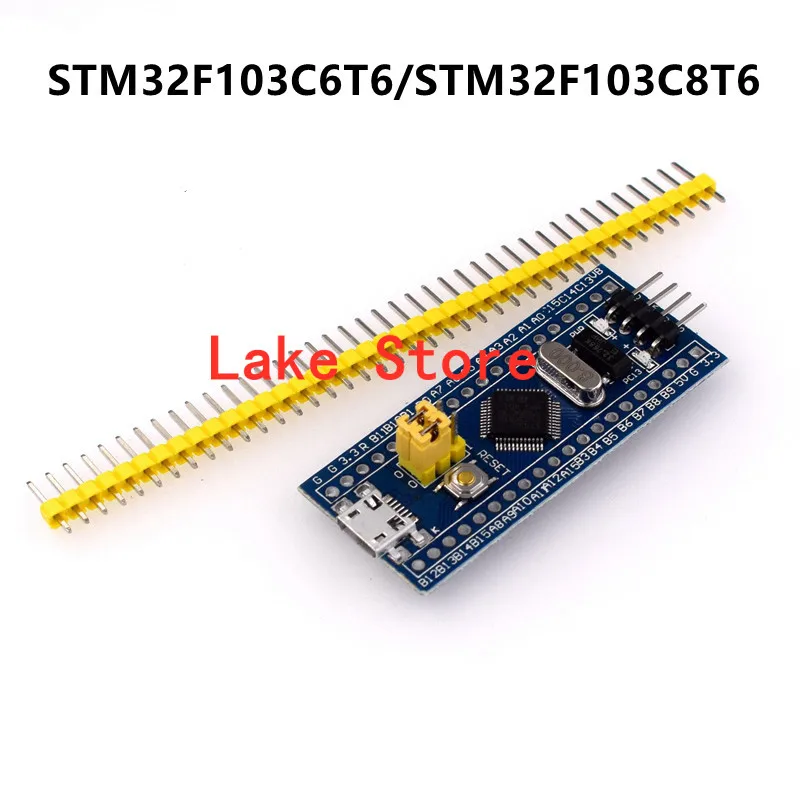 STM32 Components 1 unids/lote STM32F103C6T6 STM32F103C8T6 STM32 STM32F103 Minimum System Development Board Module For Arduino