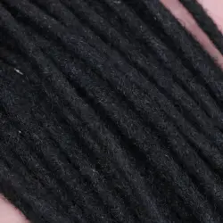 Premium Handmade Human Hair Dreadlocks Extensions - Authentic Brazilian Hair, 8 - 24 Inch Variety - 24inches (Natural Color)