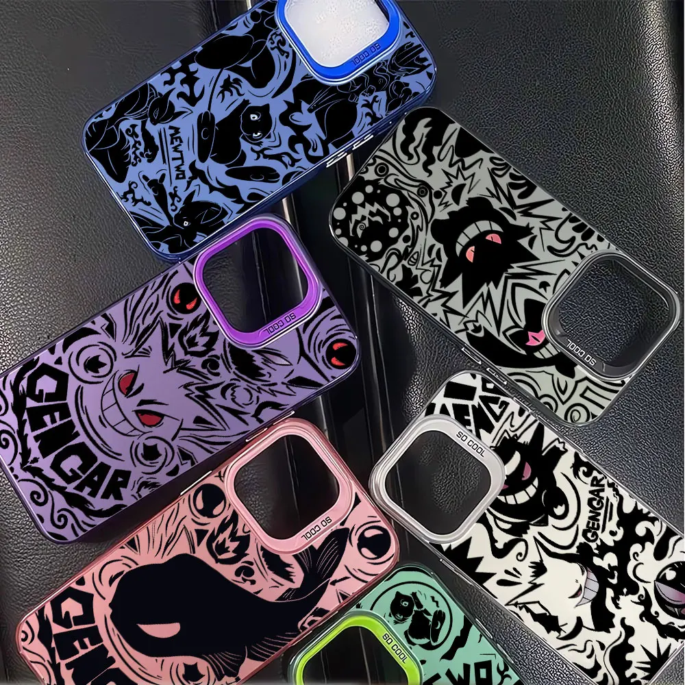 Custodia Per Telefono Di Lusso Per Xiaomi Redmi 12 A1 9C 10 9T 13C A2 Plus Pokemon Gengar Mewtwo Fashion Shell Soft Cover