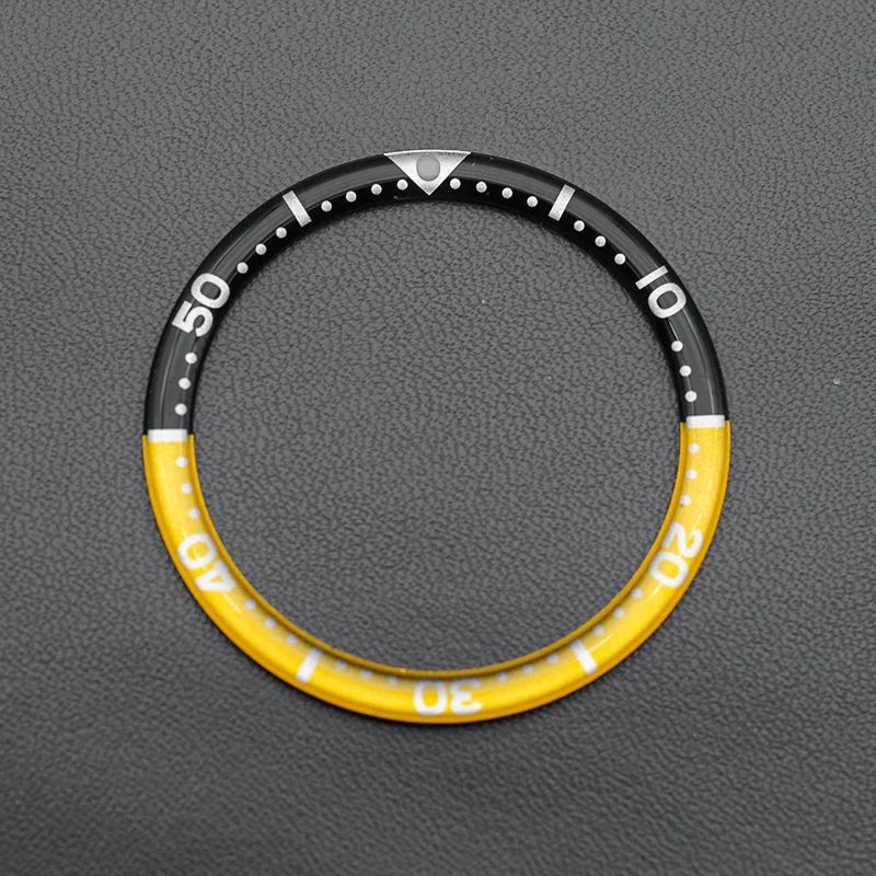 Premium 38x31.5 mm Resin and Aluminum Watch Bezel Insert