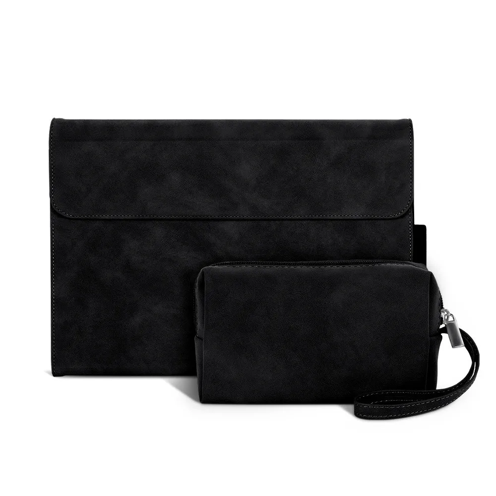 Premium Soft TPU & PU Leather Protective Sleeve Bag
