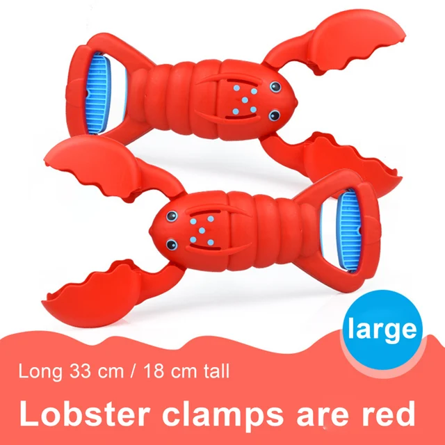 R Kids Entainment Toy Lobster Lobsters Claw Hand Grabbe Beach Toys Pliers Children Durable Party Favors Gift Sand Gripper 5