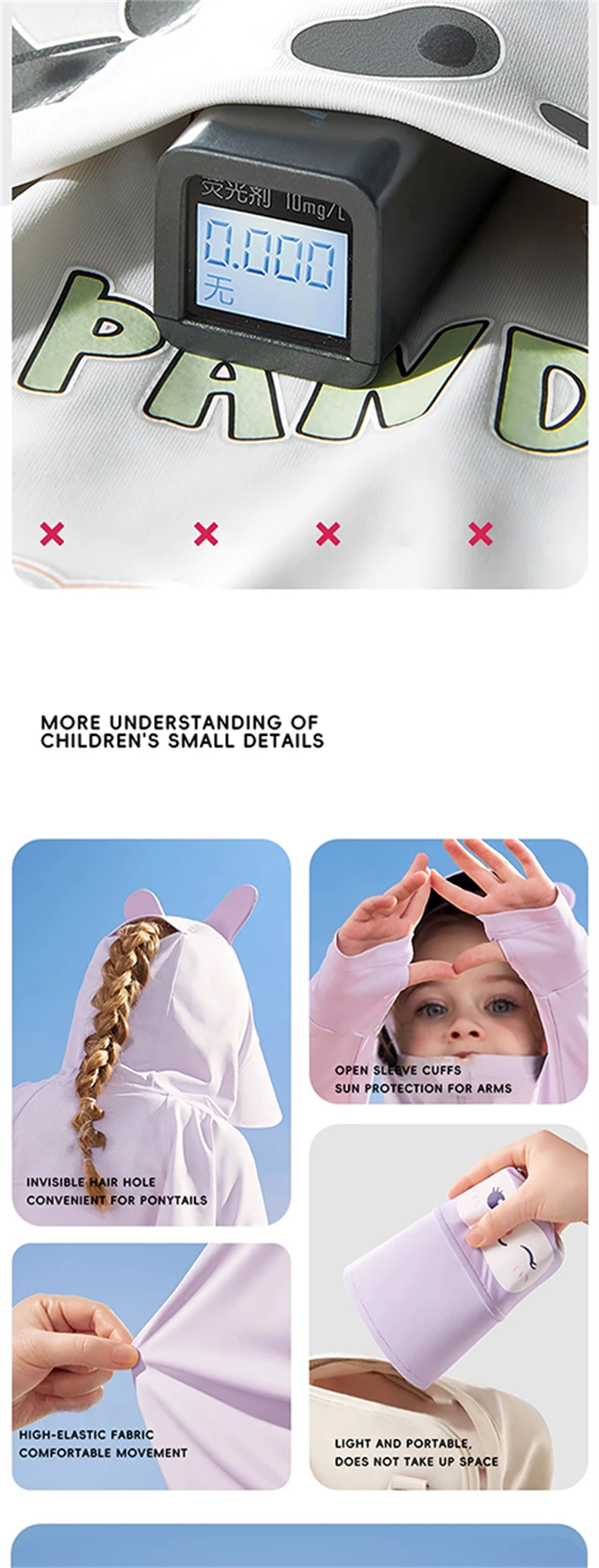 AIBEDILA Sommer Kinder Jacken UV Blockieren Haut Mäntel UPF200 + Sonnenschutz Outdoor Kleidung Sonnenschutz Dünne Kinder Windjacken – Detail 9