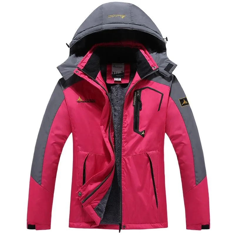 Ski Jacket Men Waterproof Fleece Snow Jacket Thermal Coat For Outdoor Mountain Skiing Snowboard Plus Size Snowboardcoat