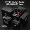 KONNWEI KW218 Car Motorcycle Battery Tester 12V 6V Battery System Analyzer 2000CCA Charging Cranking Test Tools for the Car 3