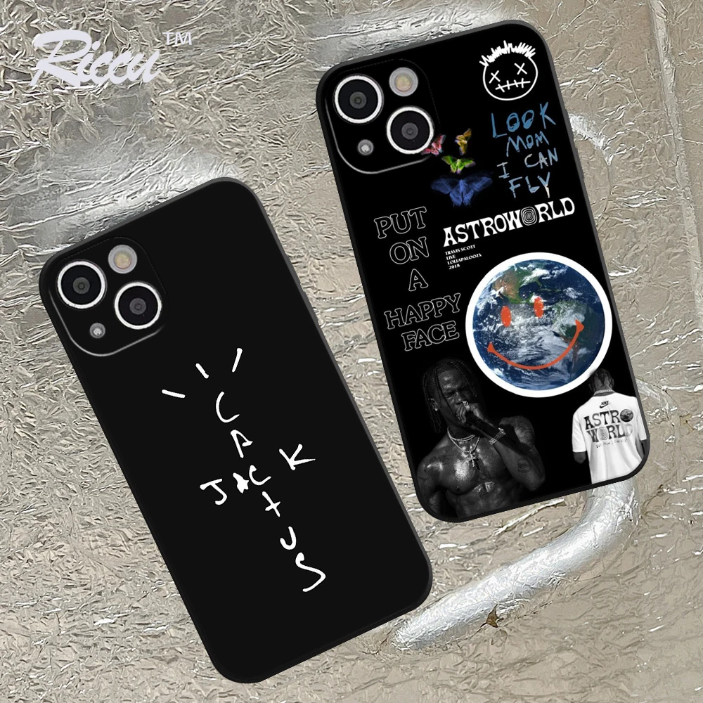 Cactus Jack Travis Scott Hiphop Custodia Per Telefono Moda Per Iphone 15 14 13 12 Pro 11 14 Pro Max X Mini Xs Max 7 8Plus Cover Per Telefono