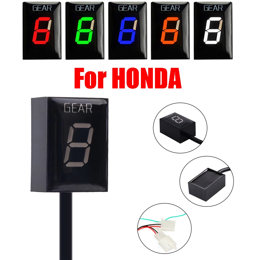 

Gear Indicator For Honda Hornet CBR600 F F3 F4 F4i CB600F CBF500 VFR800 Fi CBR 900RR 919RR 929RR 954RR SHADOW 750 Gear Display