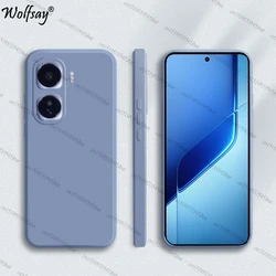 Shockproof Original Liquid Silicone Back Case for Smartphones - Premium Protection Cover (Lavender Grey)
