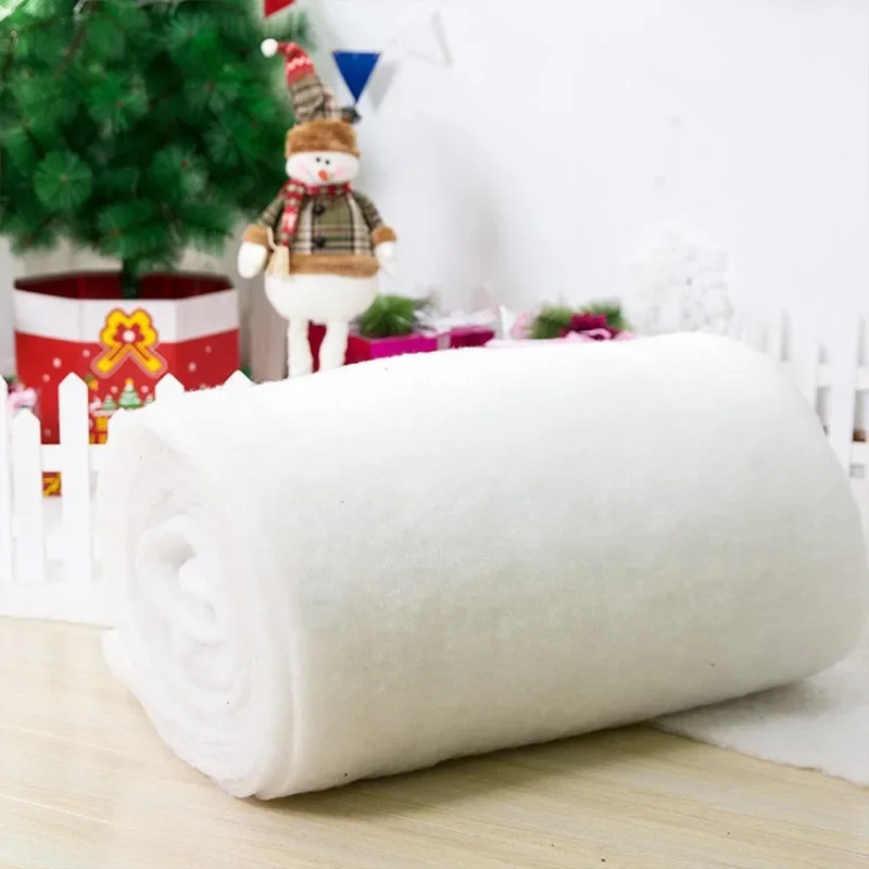 1Mx1.5M Christmas Simulation Snow Blanket Thickened Snow Cotton Artificial Snowflake Snow Scene Arrangement Decoration 2