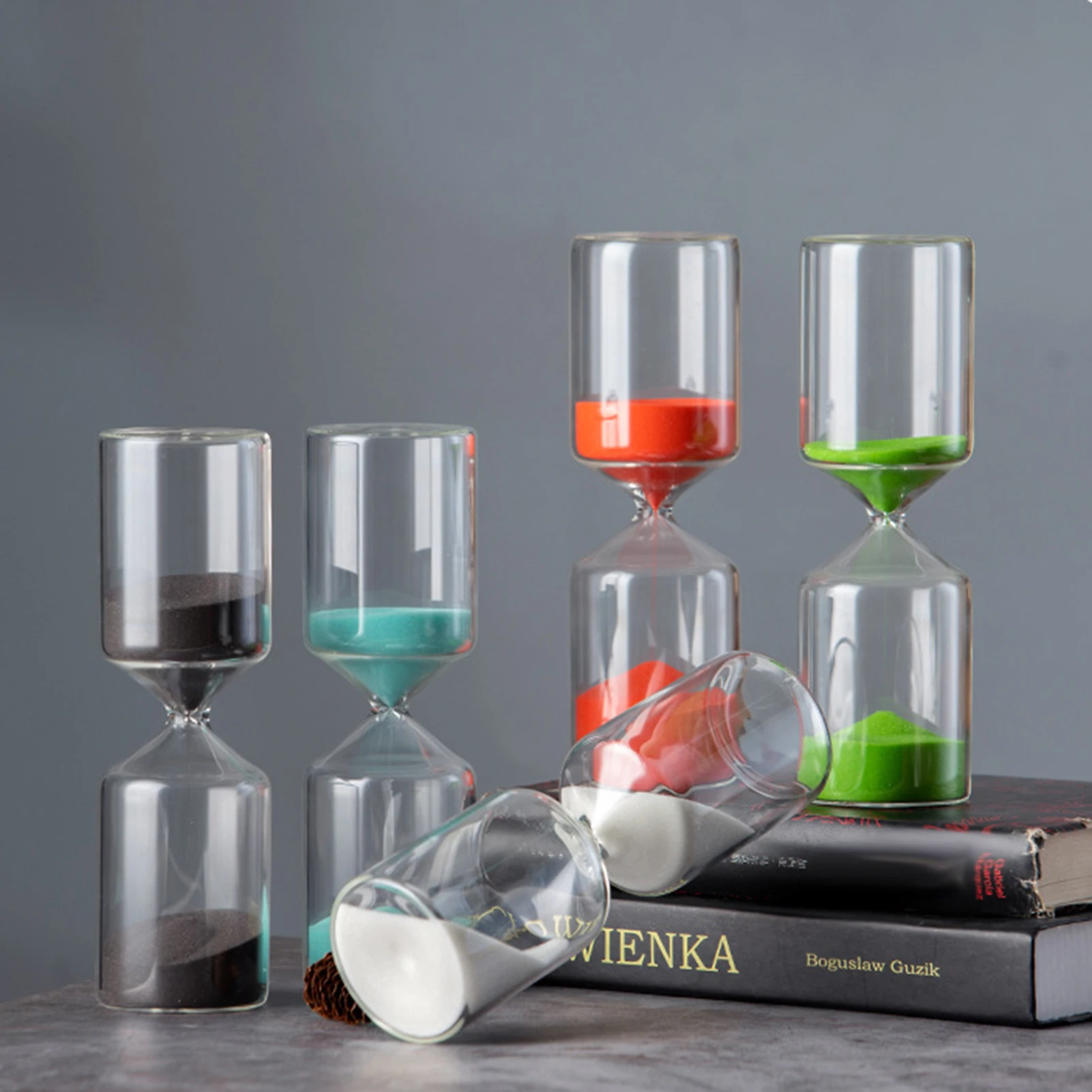 5/10/15/30 Minutes Sandglass Sand Timer Color Glass Hourglass Sand Clock Children Kids Gift Fashion Home Decoration sand timer,liquid hourglass timer,colored hourglass
