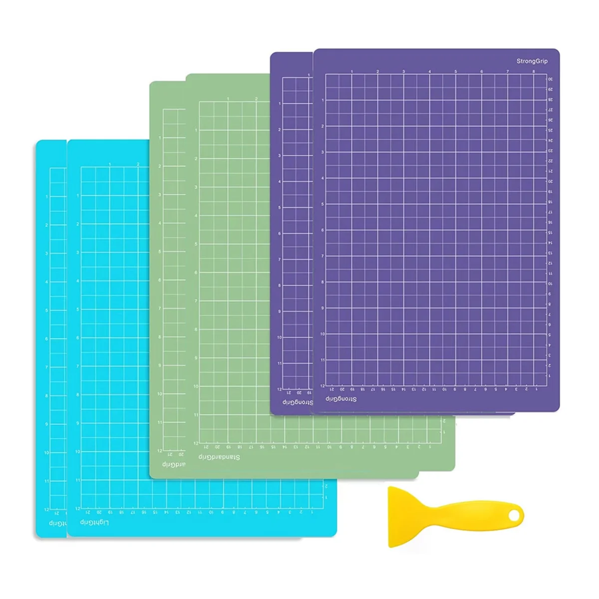 Tappetino Da Taglio Per Cricut Joy Xtra, (Standardgrip, Stronggrip, Lightgrip)12X8.5 Pollici, Tappetini Da Taglio Adesivi (Confezione Da 6)