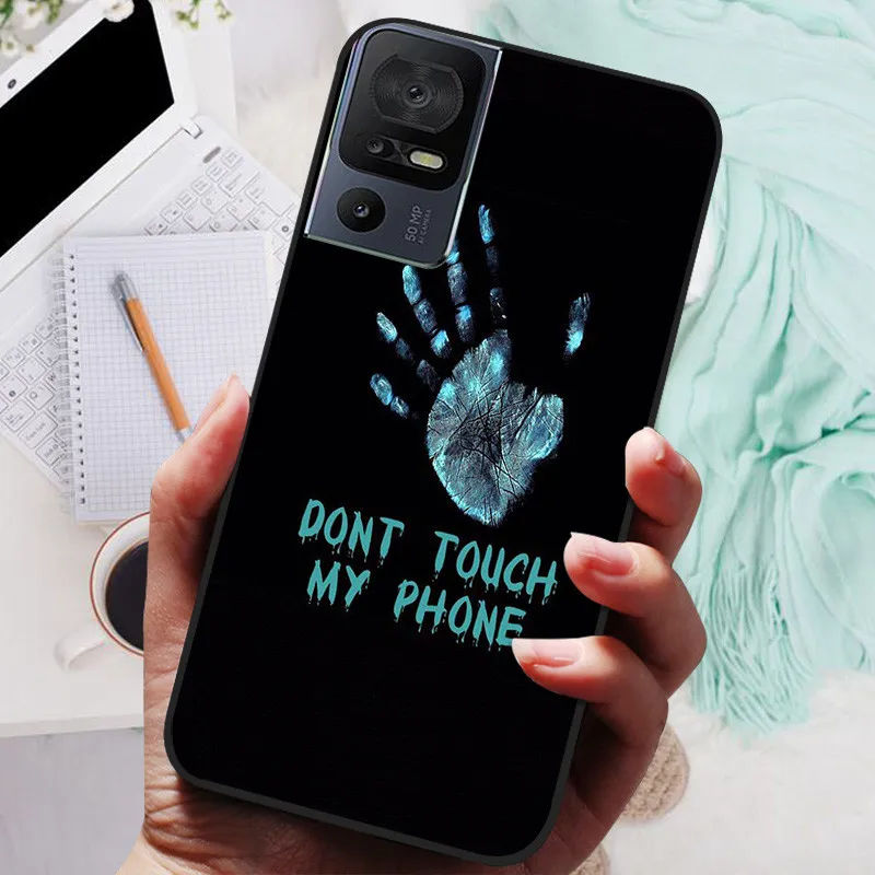 Black Lion and Wolf Silicone Soft Phone Case - Protective Shell