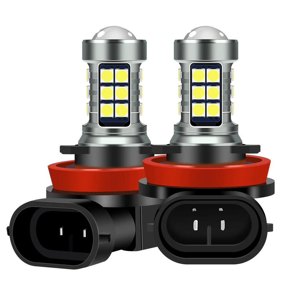 H8 H11 HB4 9006 P13W PSX24W LED Bulbs Auto Anti Fog Lamps Car Driving Running Light Front Foglamp 6000K White 2Pcs led car lights led lights led bulbs led car headlights
