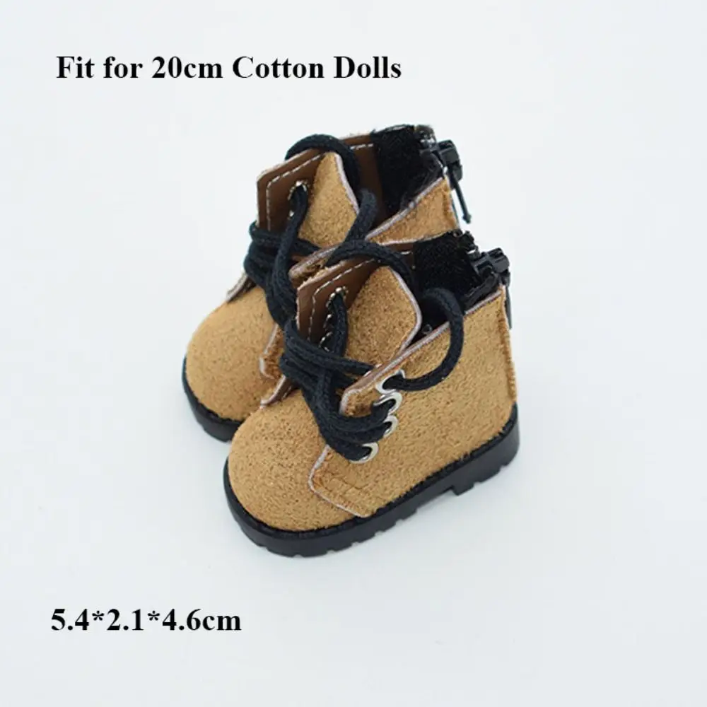 Cotton Doll Leather Boots - Fashion Casual Wear Shoes for Dolls, DIY Doll Accessories Gift