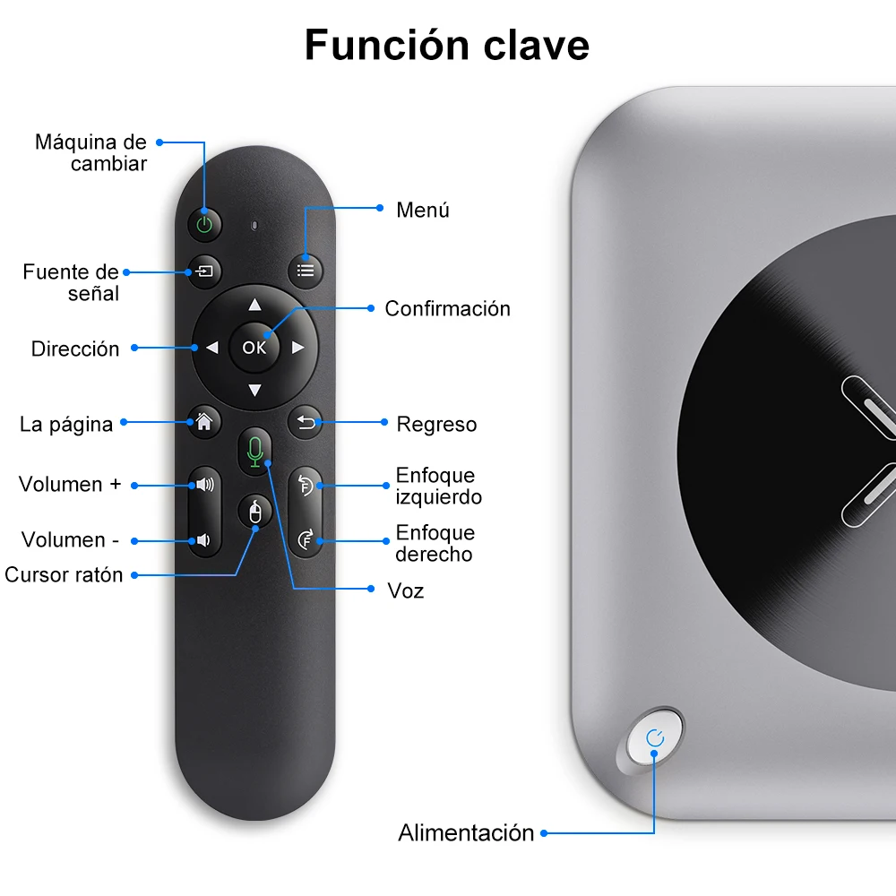 Full HD Projector 1080P Goojodoq