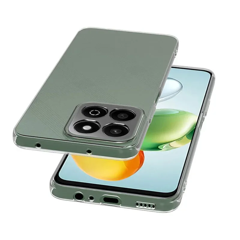 Sleek Transparent Soft TPU Phone Case - Clear & Slim Protective Cover