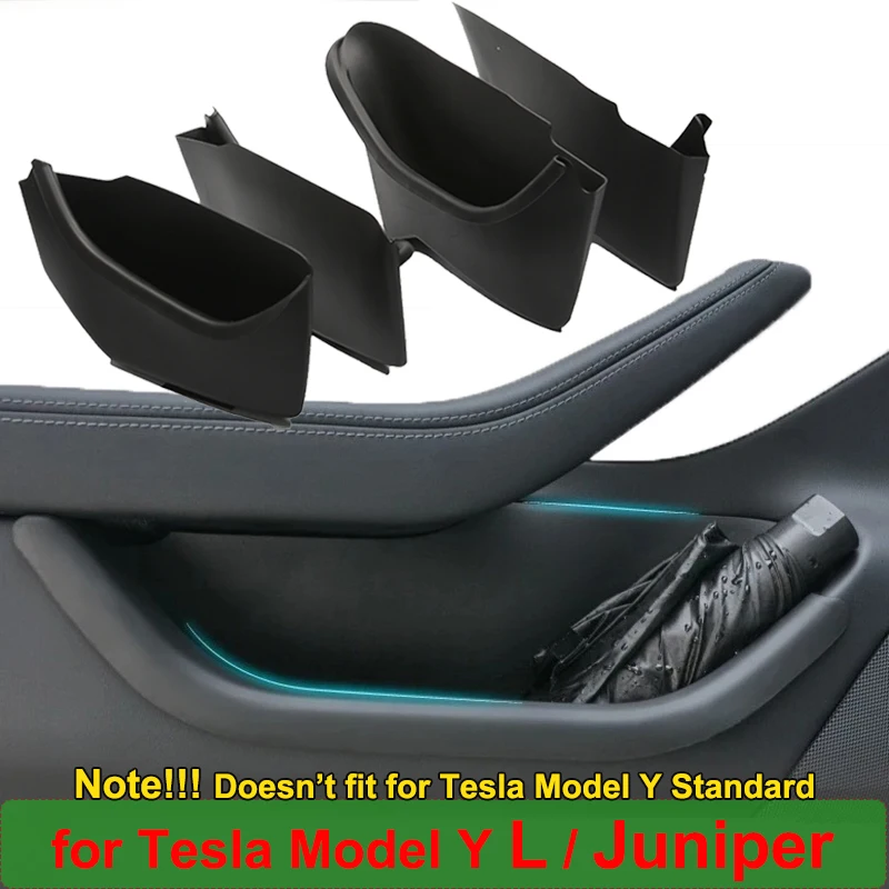 For Tesla Model Y Juniper 2025 Launch YL 2026 Door Side Storage Box Front Rear All-Inclusive Organizer Modification Accessories