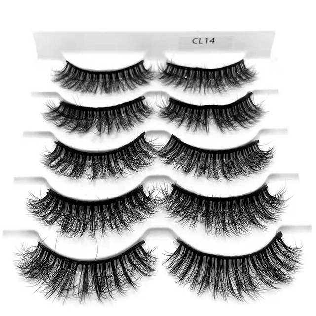 Pairs 3d mink hair false eyelashes natural Long Eye Lashes Wispy Makeup Extension Tools sexy mink eyelashes eye lashes cilios