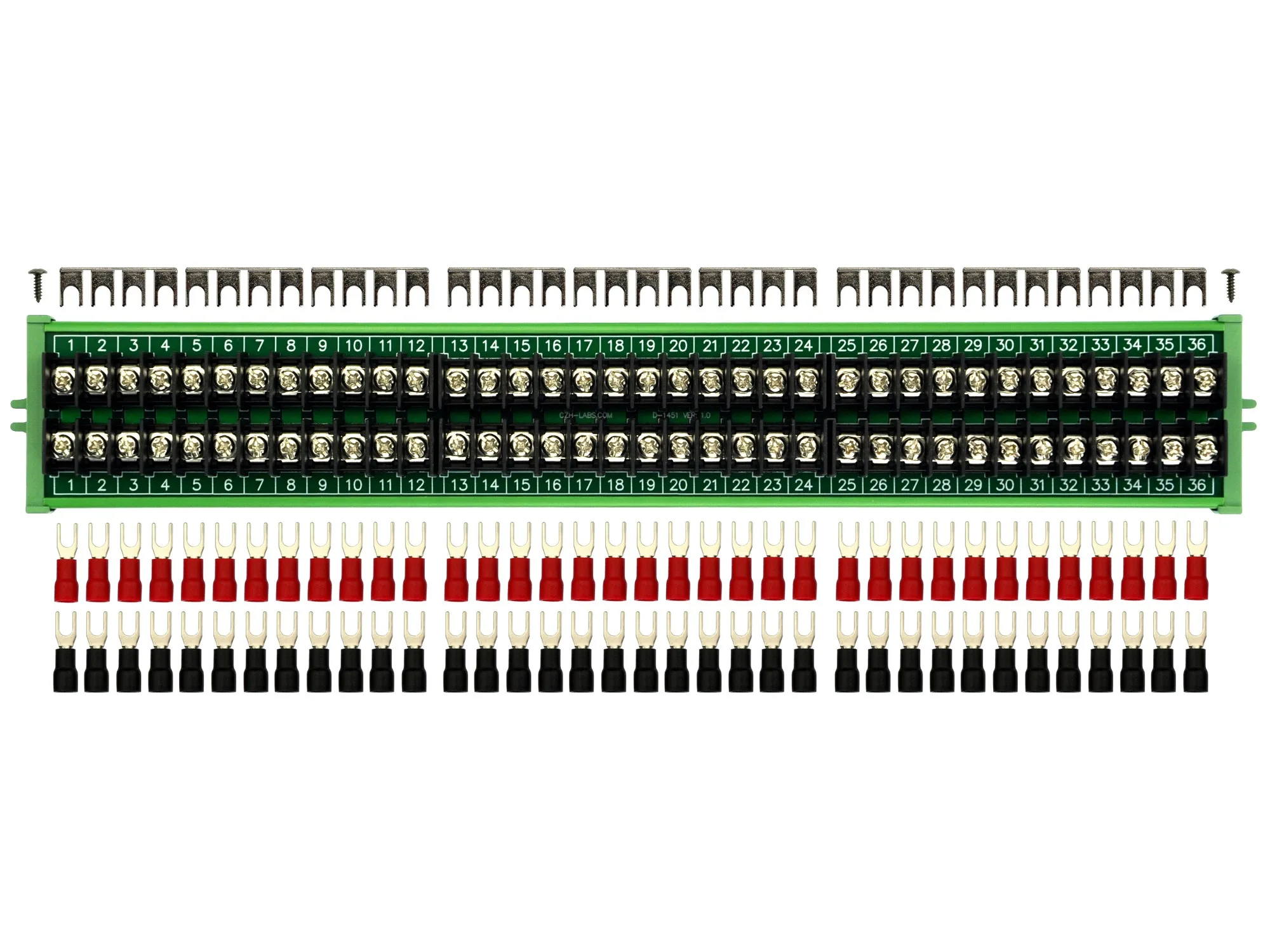 

20Amp 2x 36-позиционный Барьерный модуль клеммной колодки
