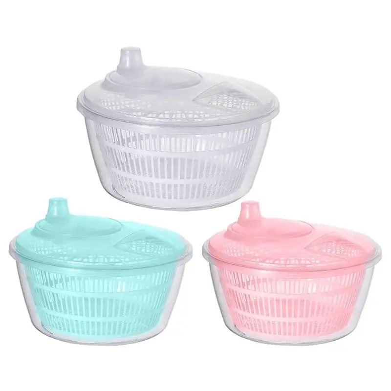 

Vegetables Salad Spinner Portable Greens Lettuce Leaf Washer Dryer Drain Multi Purpose Fruit Cleaning Basket Kitchen Accessories