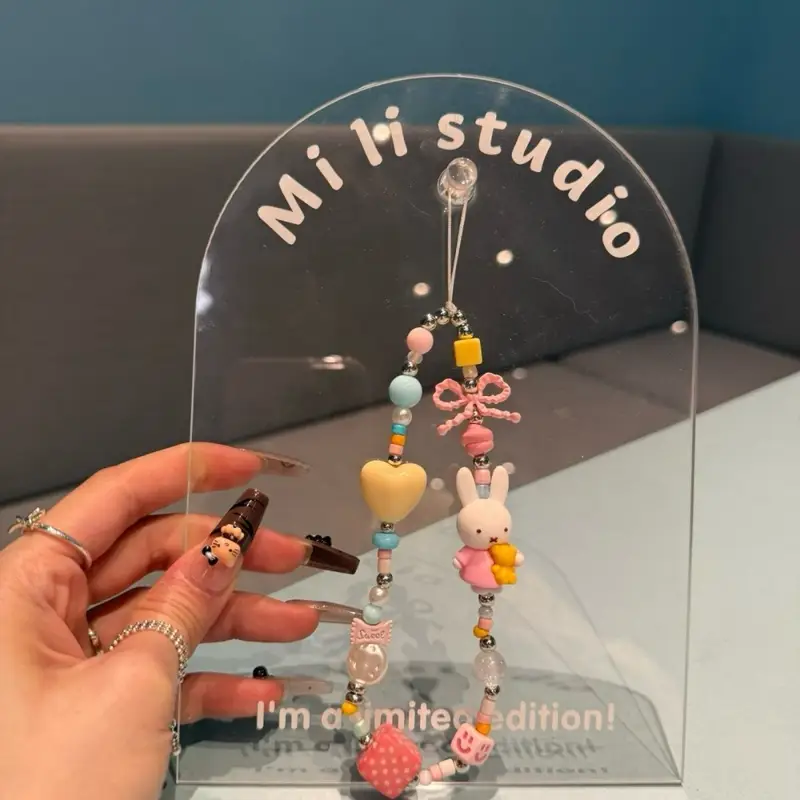 Cute Miffy Phone Case Lanyard Chain Pendant CCD Camera Card Album Hanging Ornament Fashion Daily Decor Accessory for Girls Gift - Image 3