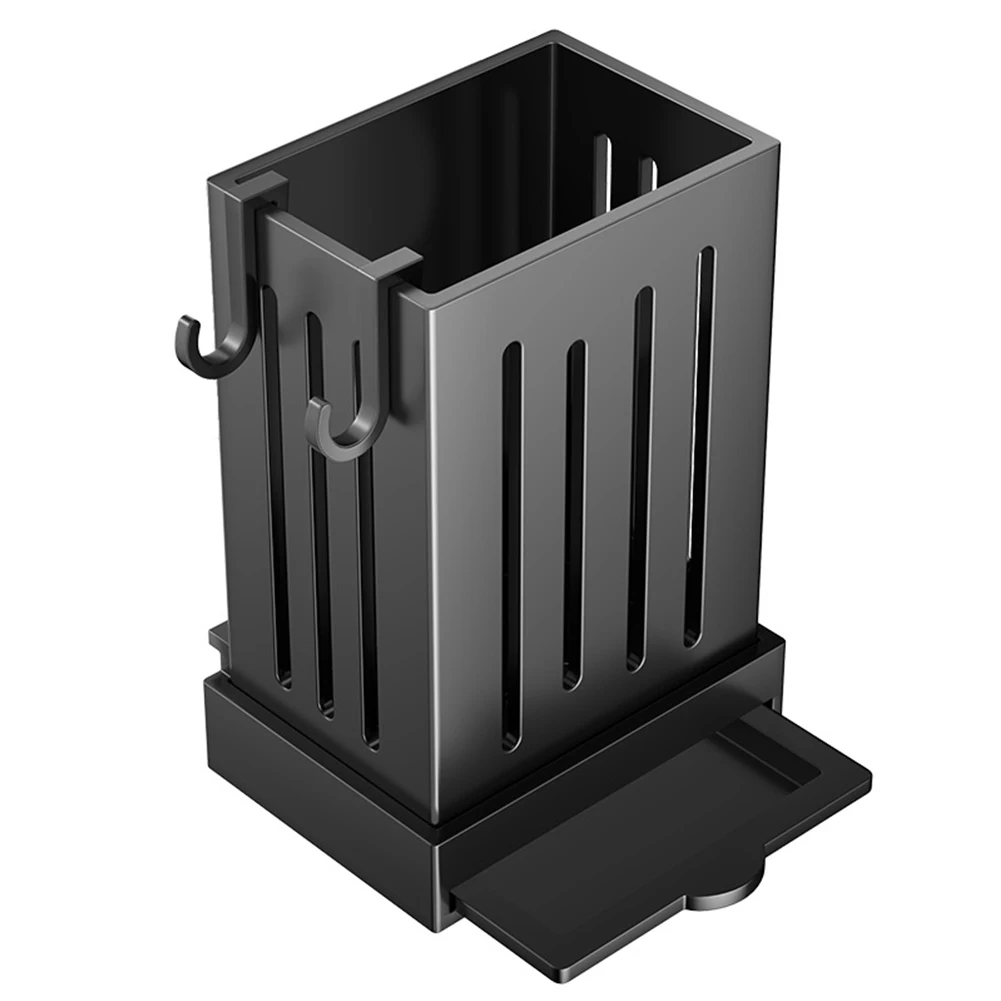 Cooking Utensil Storage Wall Mounted Utensil Holder 12x8.5x6.2cm Easy To Clean Efficient Drainage Organize Kitchen