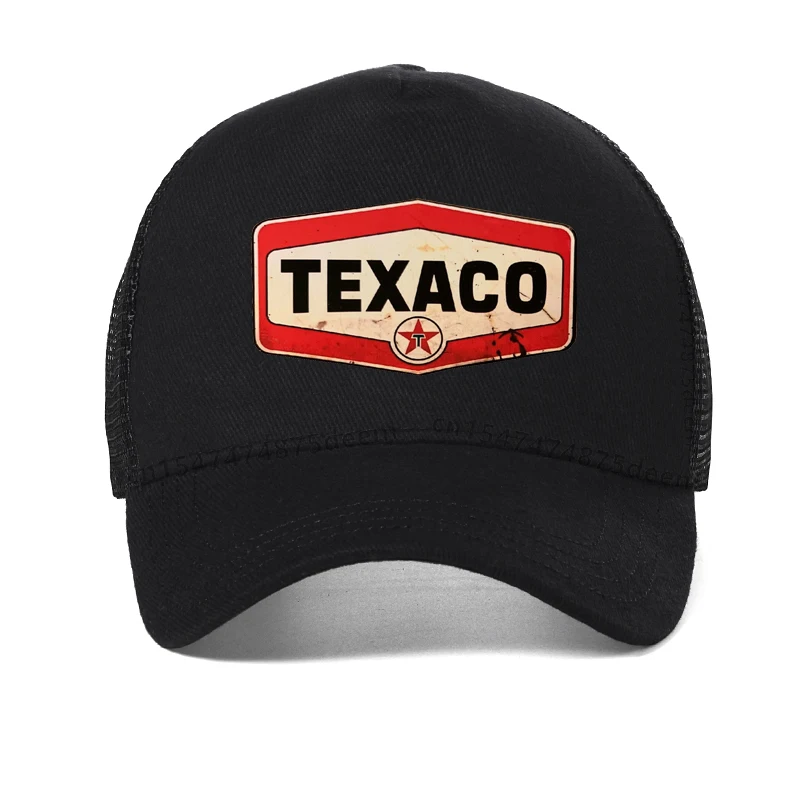 재미있는 Texaco 야구 모자 고품질 남성 여성 여름 메쉬 통기성 모자 남성 야외 낚시 모자 Snapback Garros