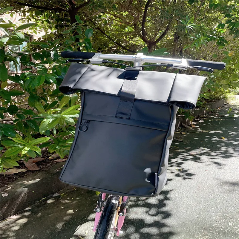 Description Picture 2 of itemFolding Bike Multifunction Waterproof Bags Use For Brompton Birdy Bicycle Front Carrier Bags & Panniers With Aluminum Mount