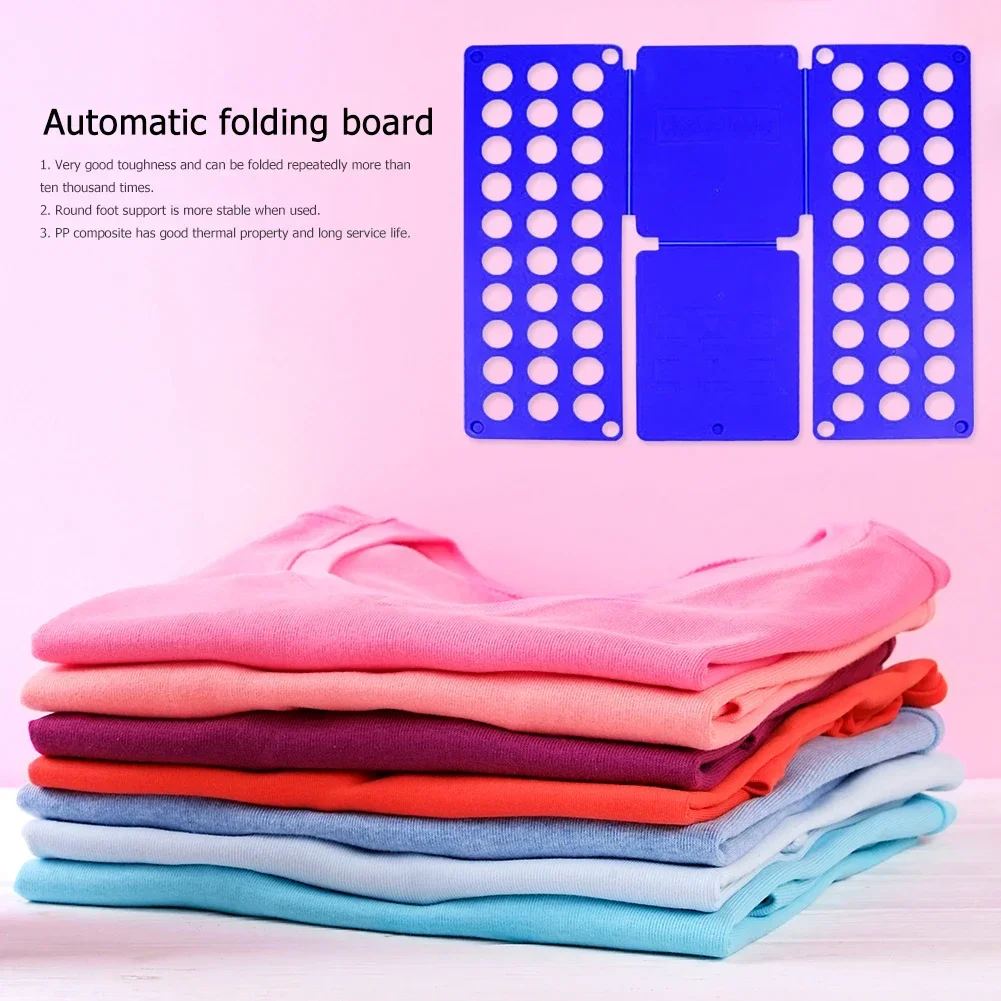 Clothes Folding Board Adults Child Clothing Folder Bender Plastic Practical Detacha All Size Quick Fold the Clothes T Shirts 3