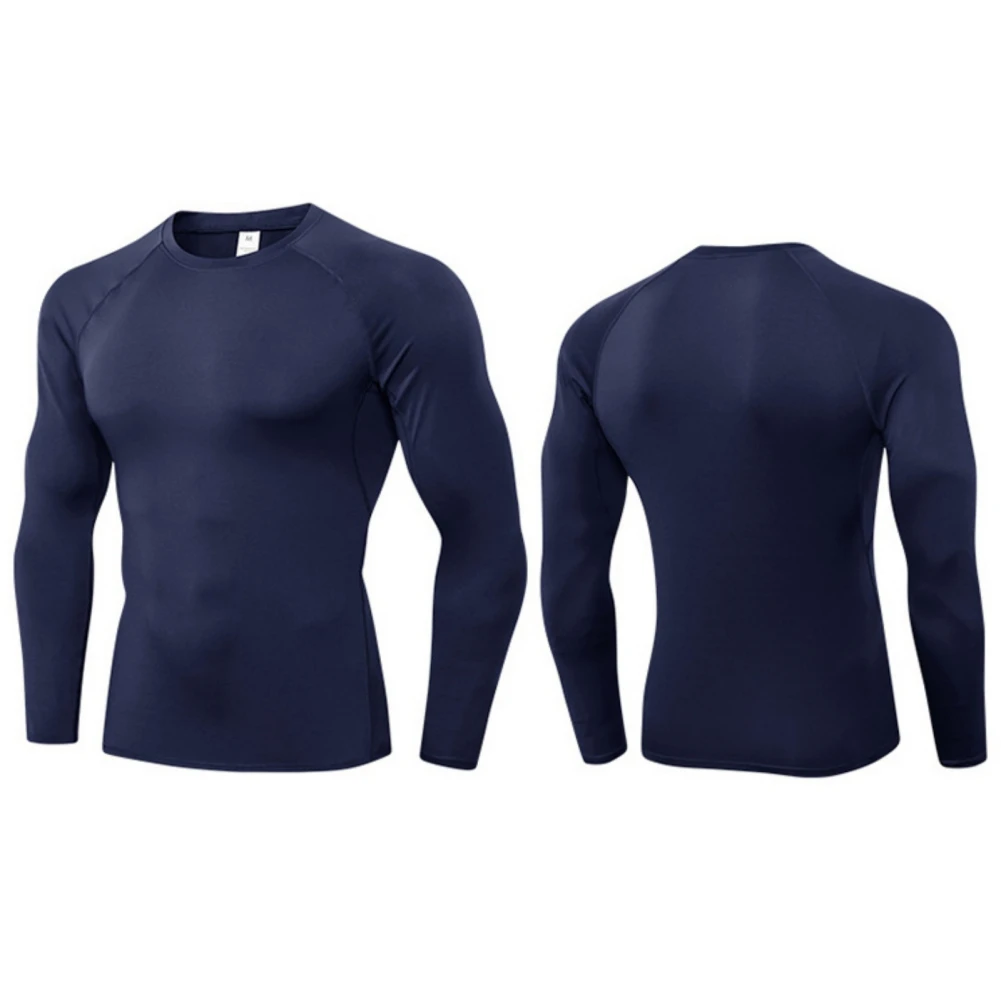 

Men's Compression Long Sleeves Plush and thicken Warm top Specially designed for men's Men's plush Skin-tight garment