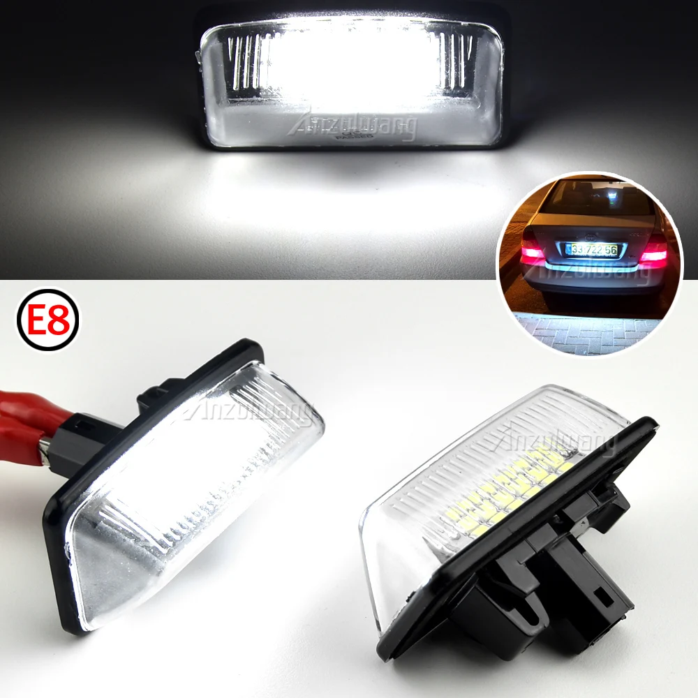 2Pcs CanBus LED License Plate Lights For Toyota Corolla E11 Crown S180