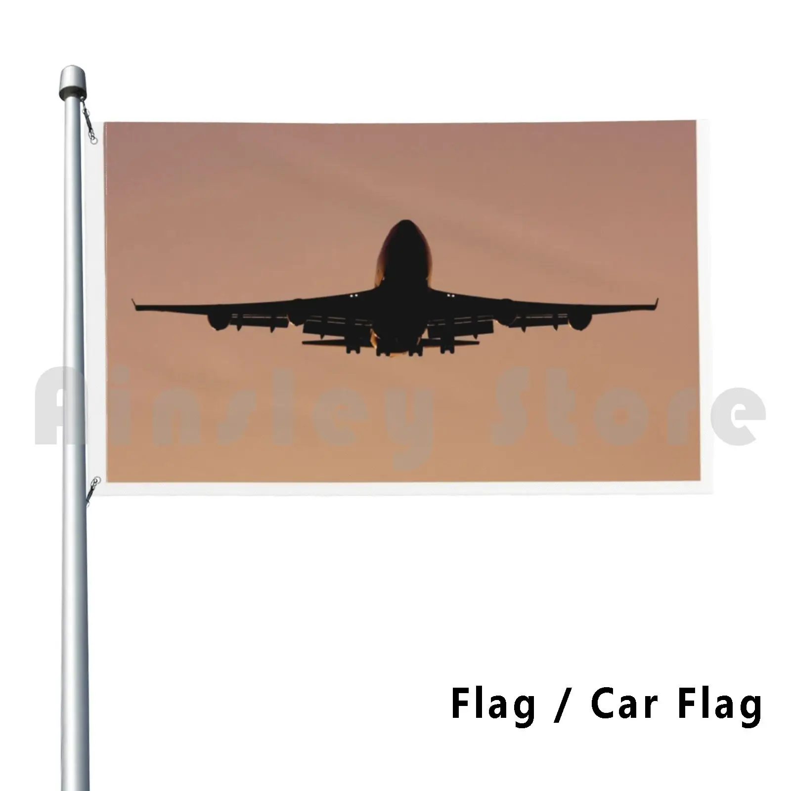 747 Jumbo Jet Outdoor Decor Flag Car Flag 747 Aereo Aereo Boeing Spotting Spotter Airport