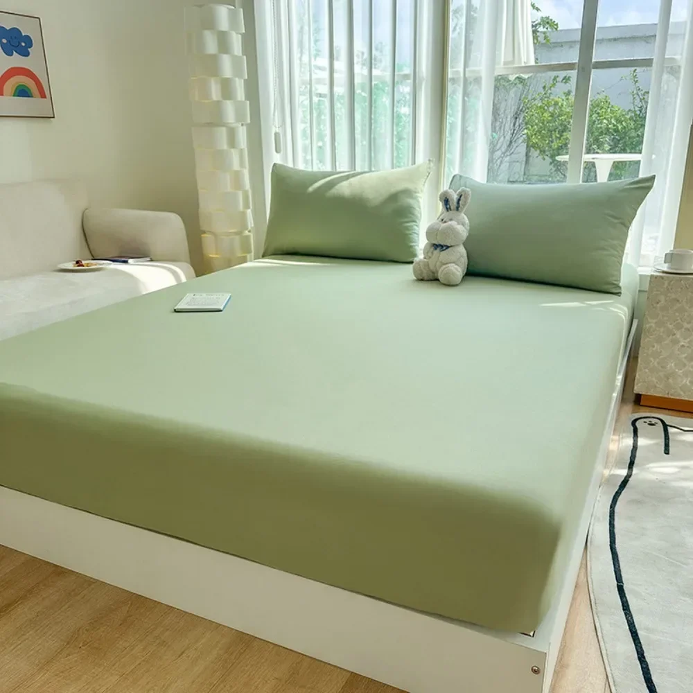 90/120/150/180/200cm Fitted Sheet Elastic Bands Non Slip Adjustable Mattress Covers for Single Double King Queen Bed Bedsheets 4