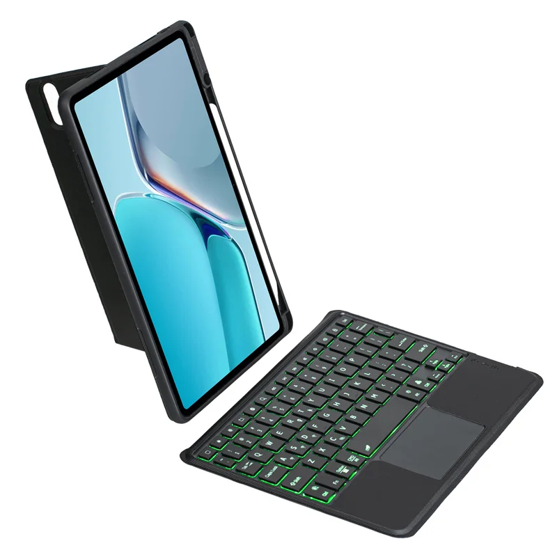 Teclado para Huawei Matepad Companheiro Almofada 11 Case 2023 Dby-w09 L09 Backlight Touchpad Espanhol Russo Árabe Teclado Capa - Imagem 2