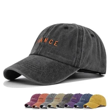

CHANCE Letter Embroidered Hats Cotton Baseball Cap For Men Women Adjustable Snapback Hat Hip Hop Cap Solid Summer Sun Cap Gorras