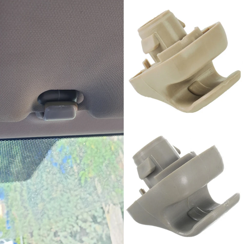 2 Ganci Per Visiera Parasole Auto - Clip Di Ricambio Per Honda Accord, Civic, CR-V (88217S01A01ZA, 88217S04003ZA)