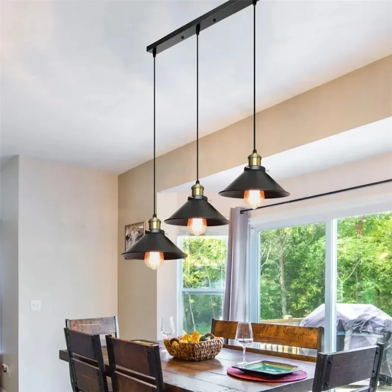 Simple Design Pendant Light Apply for Living Room Home Bedroom Restaurant Hotel Decorative Black Hanging Ceiling Lamp Fixtures