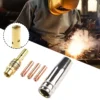 5pcs/set Mig Contact Tip Consumables MIG Welding MB15 15AK Contact Tip Mig Welding Contact Tip Guard Nozzle Tip Holder 1