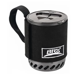 Ultralight Portable Outdoor Cooking Stove System with Integrated Heat Collecting Pot (BRS-61)