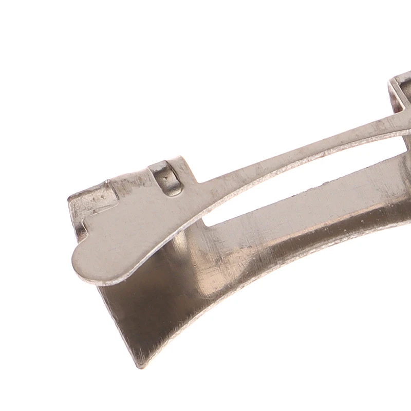 Stainless Steel Flat Curved End Watch Strap Connector - Metal Band Link Connector