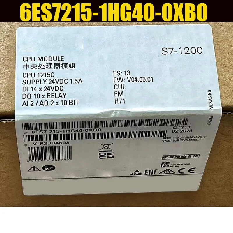 Nuovo E Originale S7-1200 Cpu Muslim6 Es7 Muslimate S7-1200,Cpu 1215C 1 Anno Di Garanzia