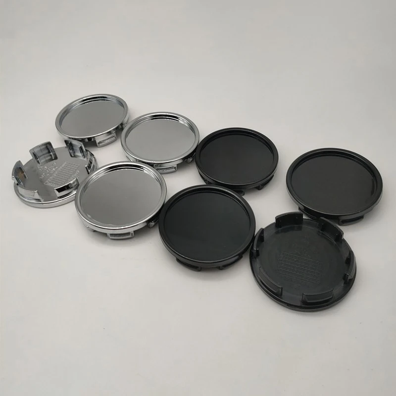 Wheel Center Caps 4PCS/lot 58MM ABS Blank Wheel Center Cap Hub Cover Car Wheel Tire Rims Center Hub Caps car Styling accessories