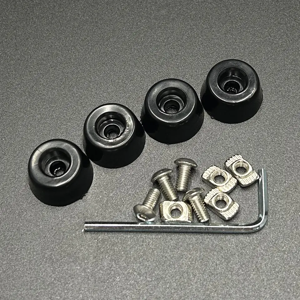 3D Printer Part 4/8 Set Antivibration Feet For Anti-vibration Rubber Landing Mat Feet For Lab X1 P1P Ender 3 CR10 3D Printer image 4